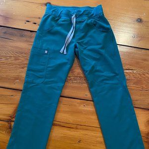 Figs XXS Hunter Green Kade Cargo Scrub Pants
